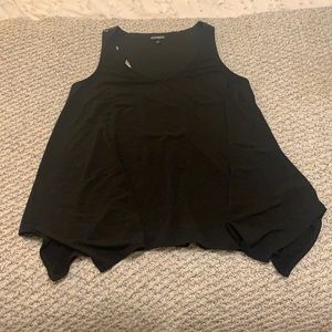 Express sequin silk tank